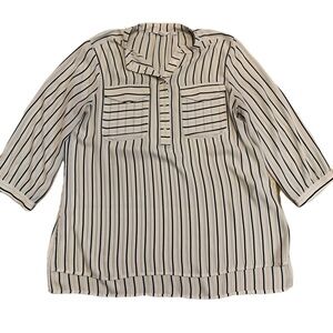 Reitmans Striped Blouse - Size M